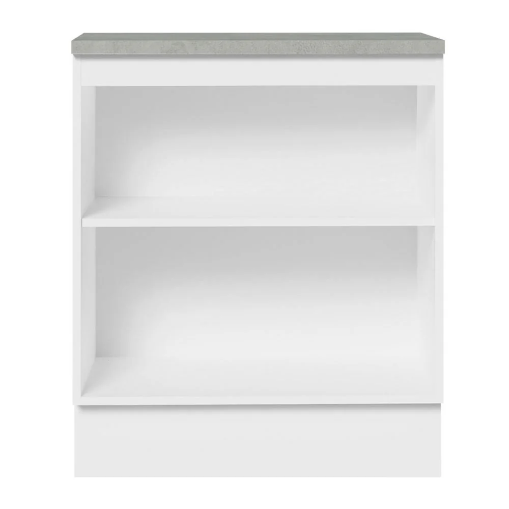 Bajo Mesada 70 cm x 60 cm, Sin cajones 2 Puertas Agata Blanco/Negro - Image 7