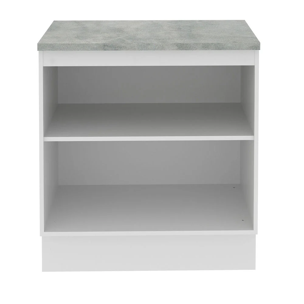 Bajo Mesada 70 cm x 60 cm, Sin cajones 2 Puertas Stella Blanco - Image 10