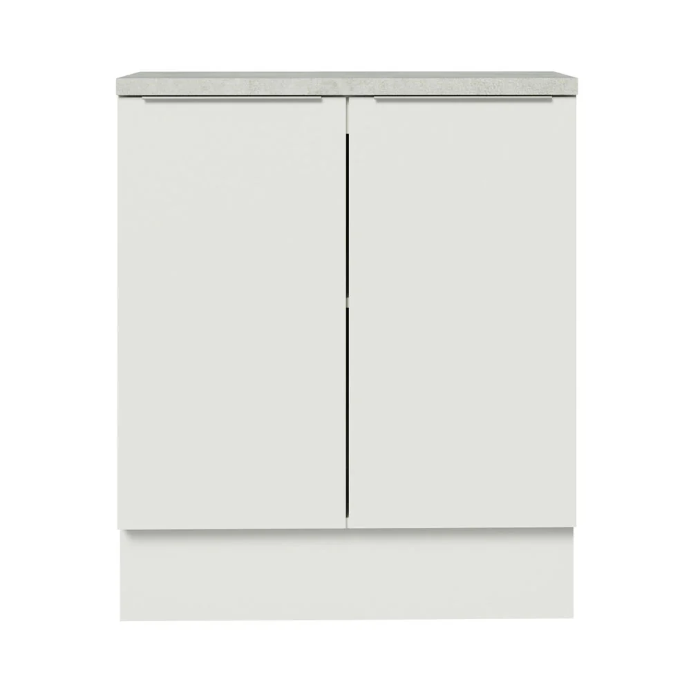 Bajo Mesada 70 cm Sin cajones 2 Puertas Stella Blanco - Image 5