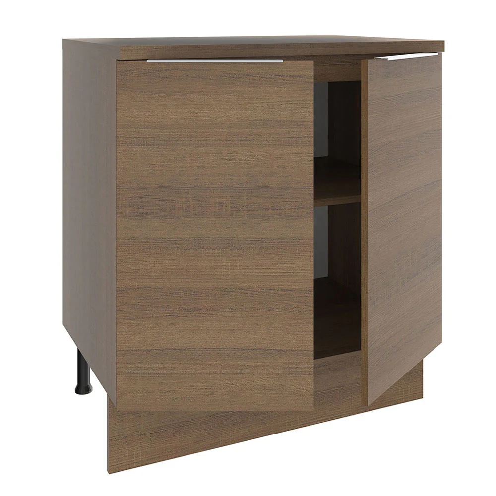 Bajo Mesada 70 cm x 60 cm, 2 Puertas Stella Marrón - Image 6