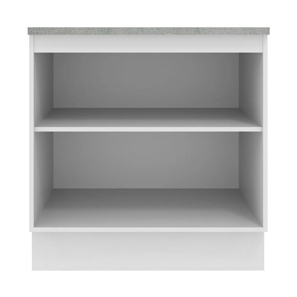 Bajo Mesada 80 cm 2 Puertas Agata Blanco/Crema - Image 6