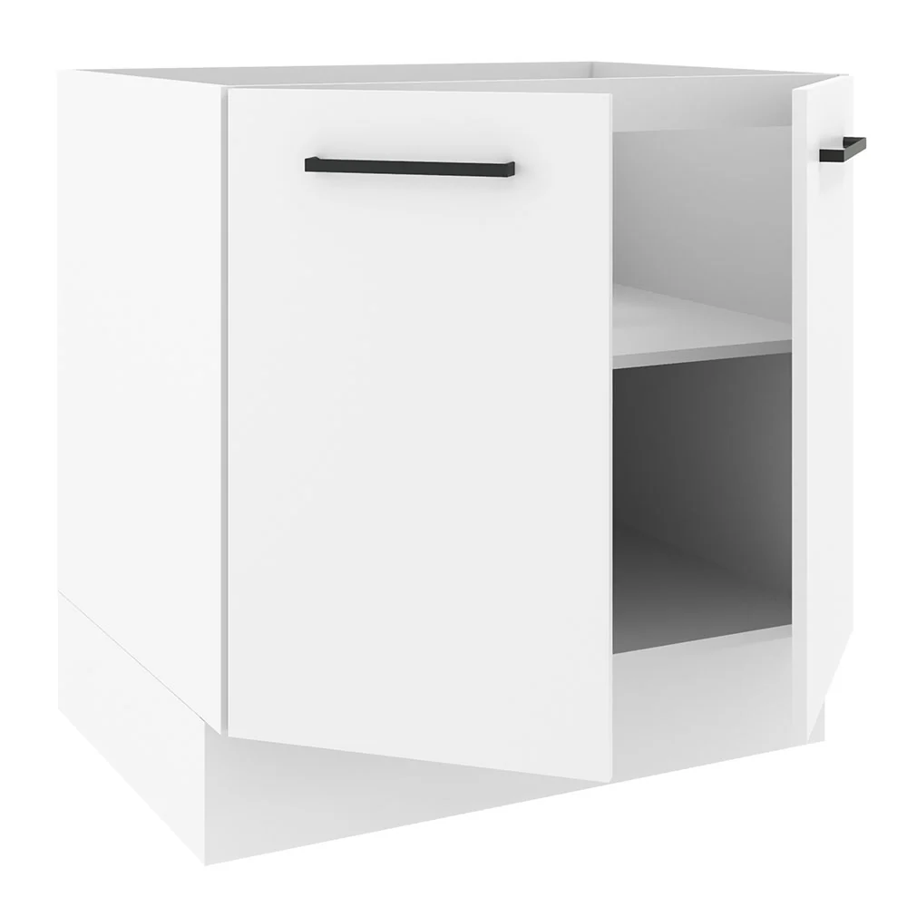 Bajo Mesada 80 cm x 60 cm, 2 Puertas Agata Blanco - Image 4