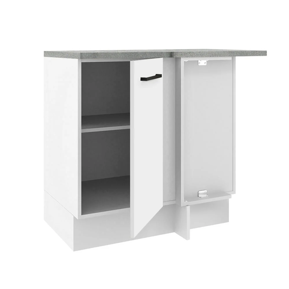 Bajo Mesada 94 cm Sin cajones 1 Puerta Agata Blanco - Image 7