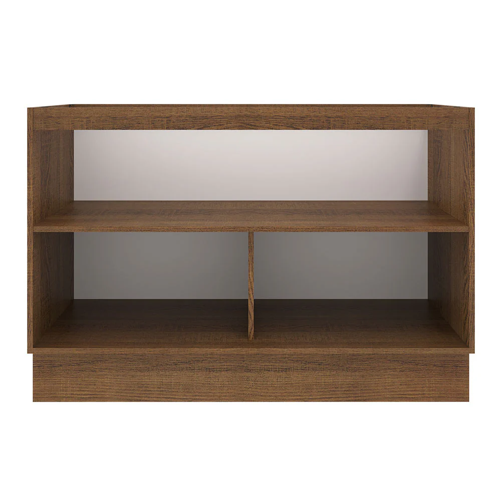 Bajo Mesada Cocina 120 x 60 cm 2 Puertas (Sin Mesada) Marrón/Gris Agata Madesa - Image 7