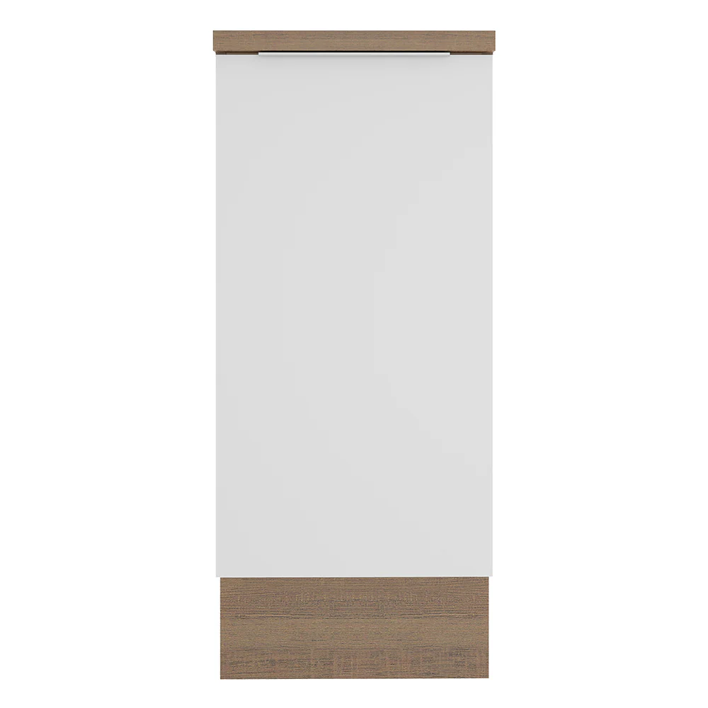 Bajo Mesada Cocina 35 cm 1 Puerta Marrón/Blanco Stella Madesa - Image 7