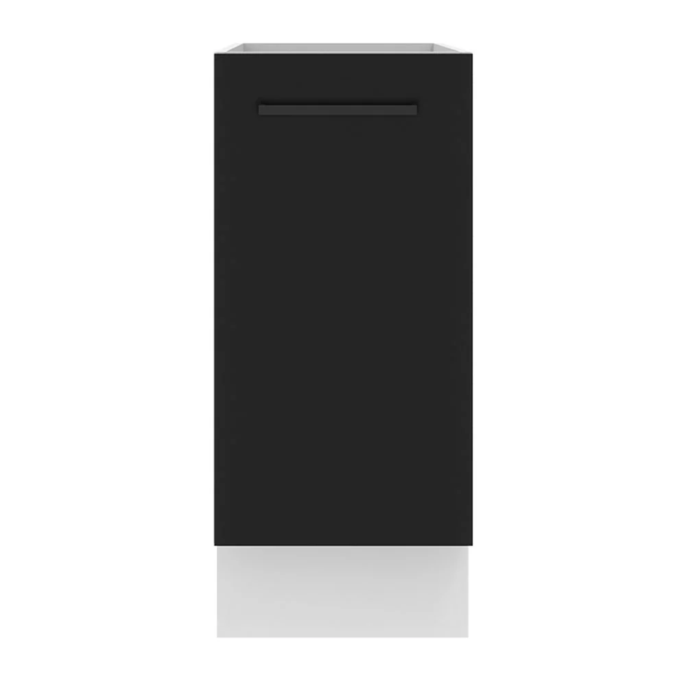 Bajo Mesada Cocina 35 x 60 cm 1 Puerta (Sin Mesada) Blanco/Negro Agata Madesa - Image 7