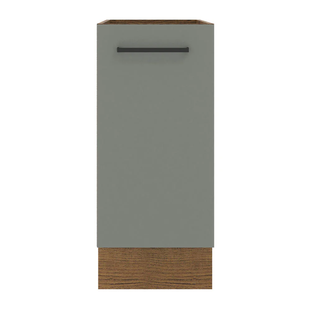 Bajo Mesada Cocina 35 x 60 cm 1 Puerta (Sin Mesada) Marrón/Gris Agata Madesa - Image 7