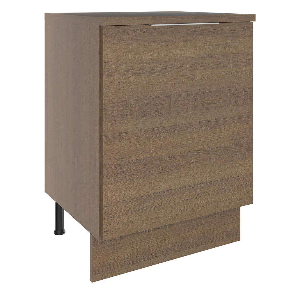 Bajo Mesada Cocina 60 cm 1 Puerta Marrón Stella Madesa