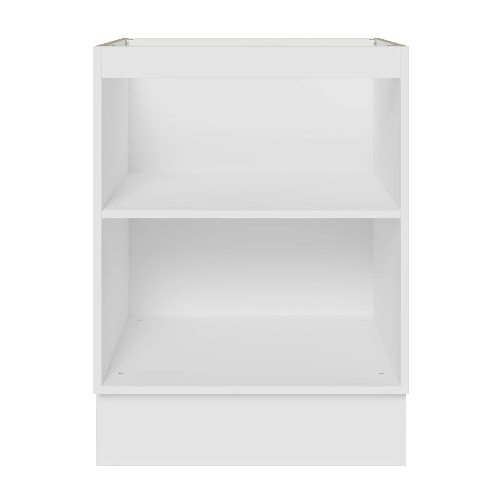 Bajo Mesada Cocina 60 x 60 cm 1 Puerta (Sin Mesada) Blanco/Negro Glamy Madesa - Image 6