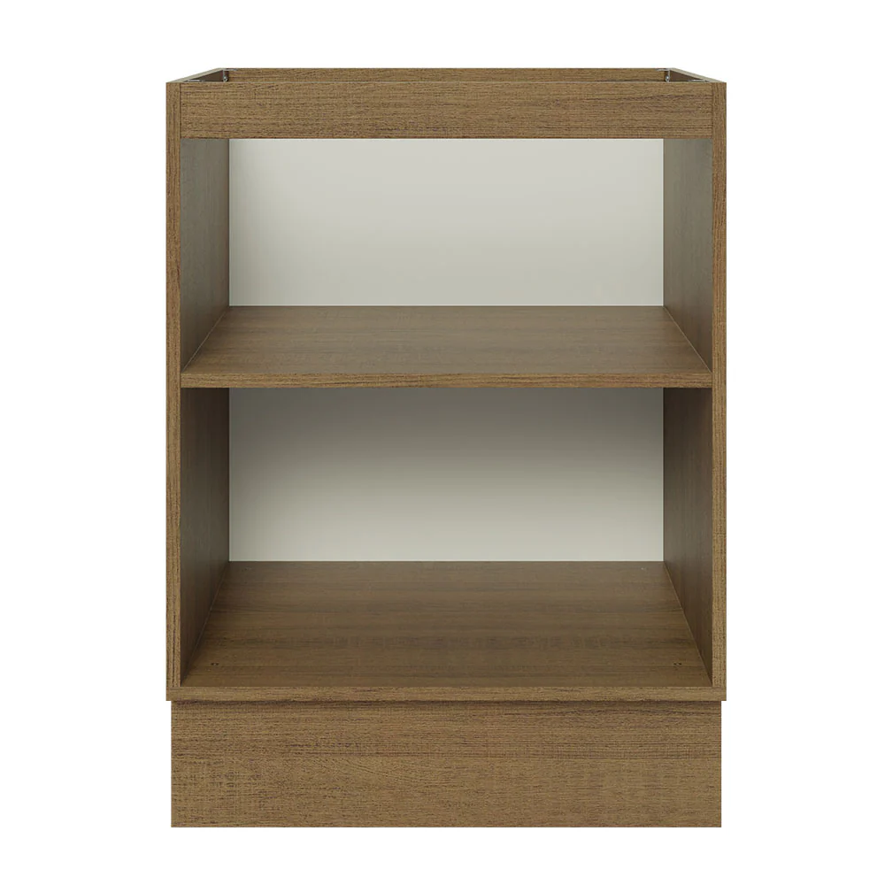 Bajo Mesada Cocina 60 x 60 cm 1 Puerta (Sin Mesada) Marrón/Blanco Stella Madesa - Image 6