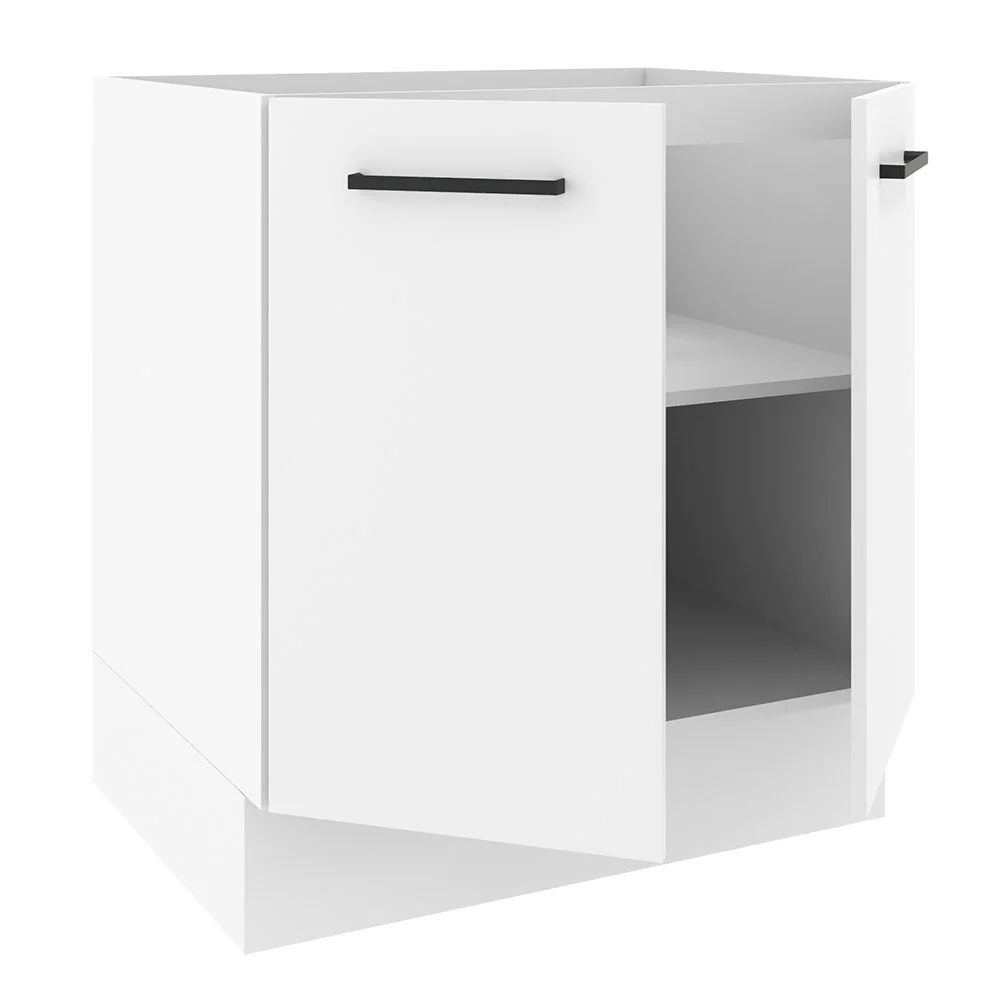 Bajo Mesada Cocina 70 x 60 cm 2 Puertas (Sin Mesada) Blanco Agata Madesa - Image 6