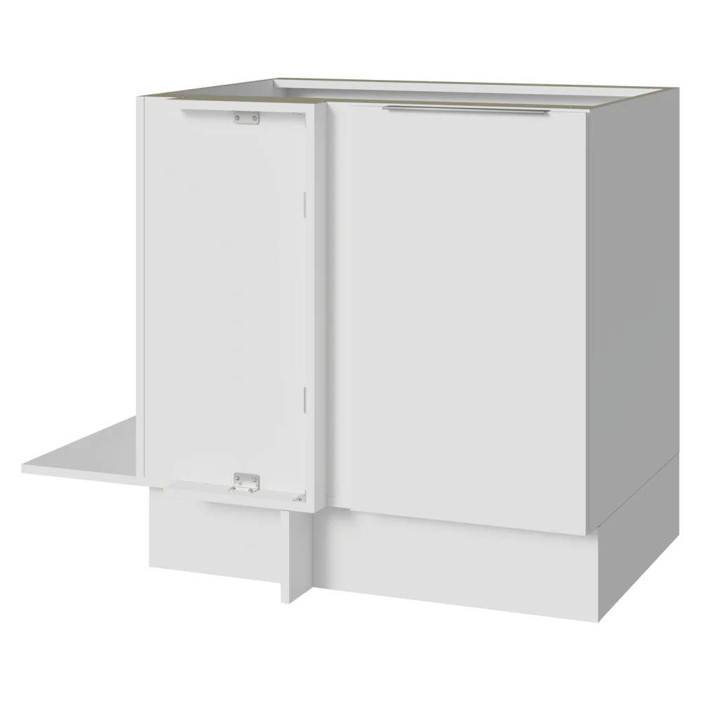 Bajo Mesada Cocina Esquinera 1 Puerta 60 cm Profundidad (Sin Mesada) Blanco Stella Madesa