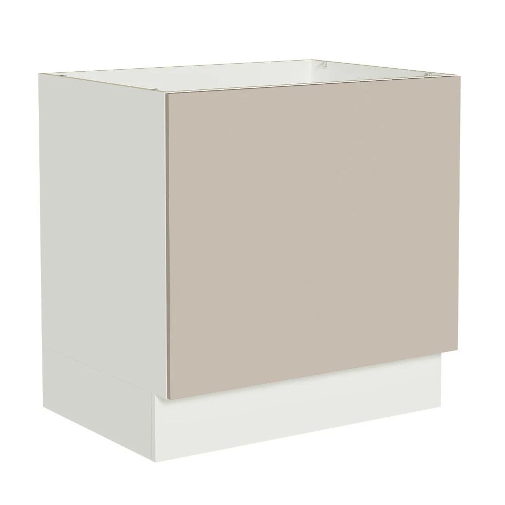 Bajo Mesada Cocina para Horno Empotrado 80 x 60 cm Sin Mesada Blanco/Crema Agata Madesa - Image 5