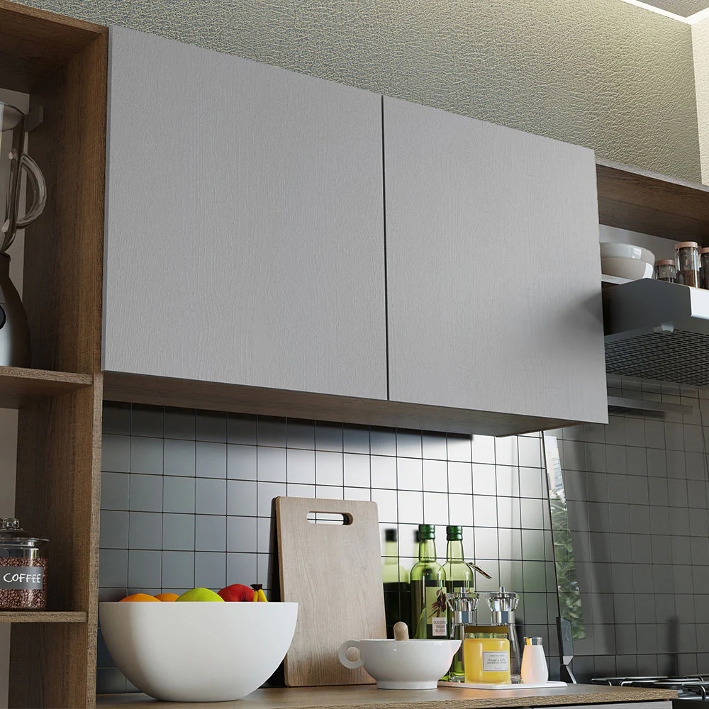 Cocina Compacta 180cm Marrón/Gris Easy Madesa - Image 7