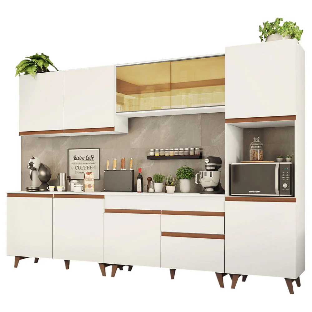 Combo completo de Cocina 300cm Blanco Reims Madesa 01 - Image 3