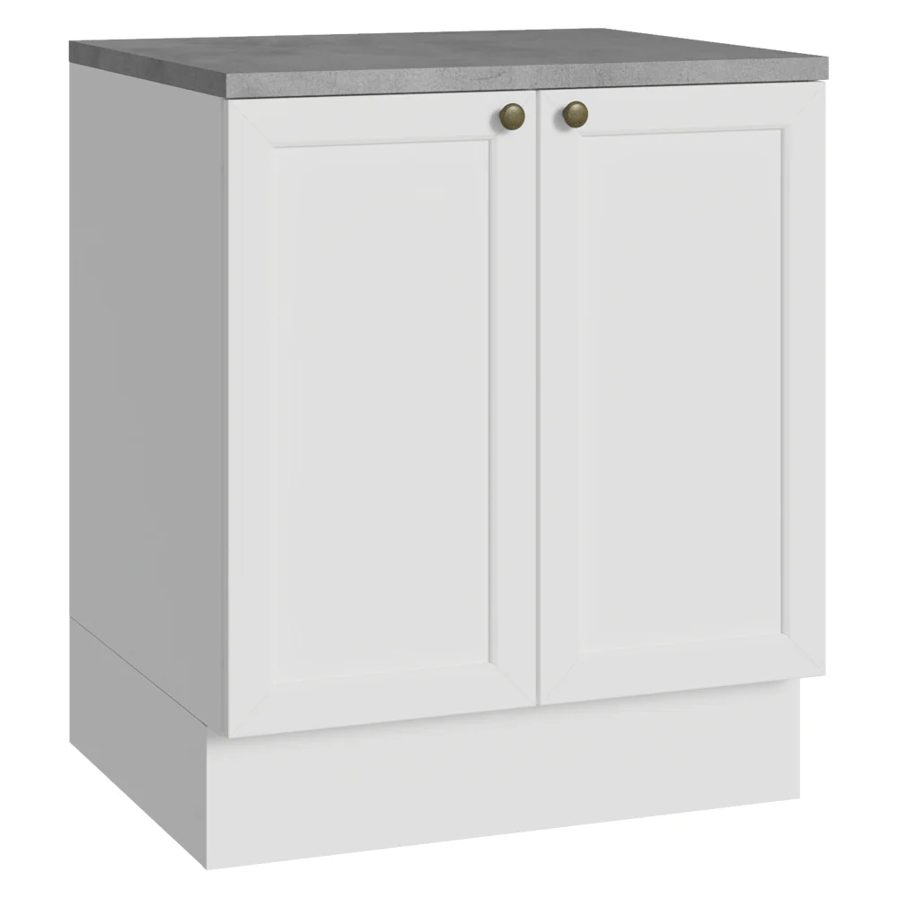 Bajo Mesada de Cocina 70 cm 2 Puertas Blanco Vik Madesa