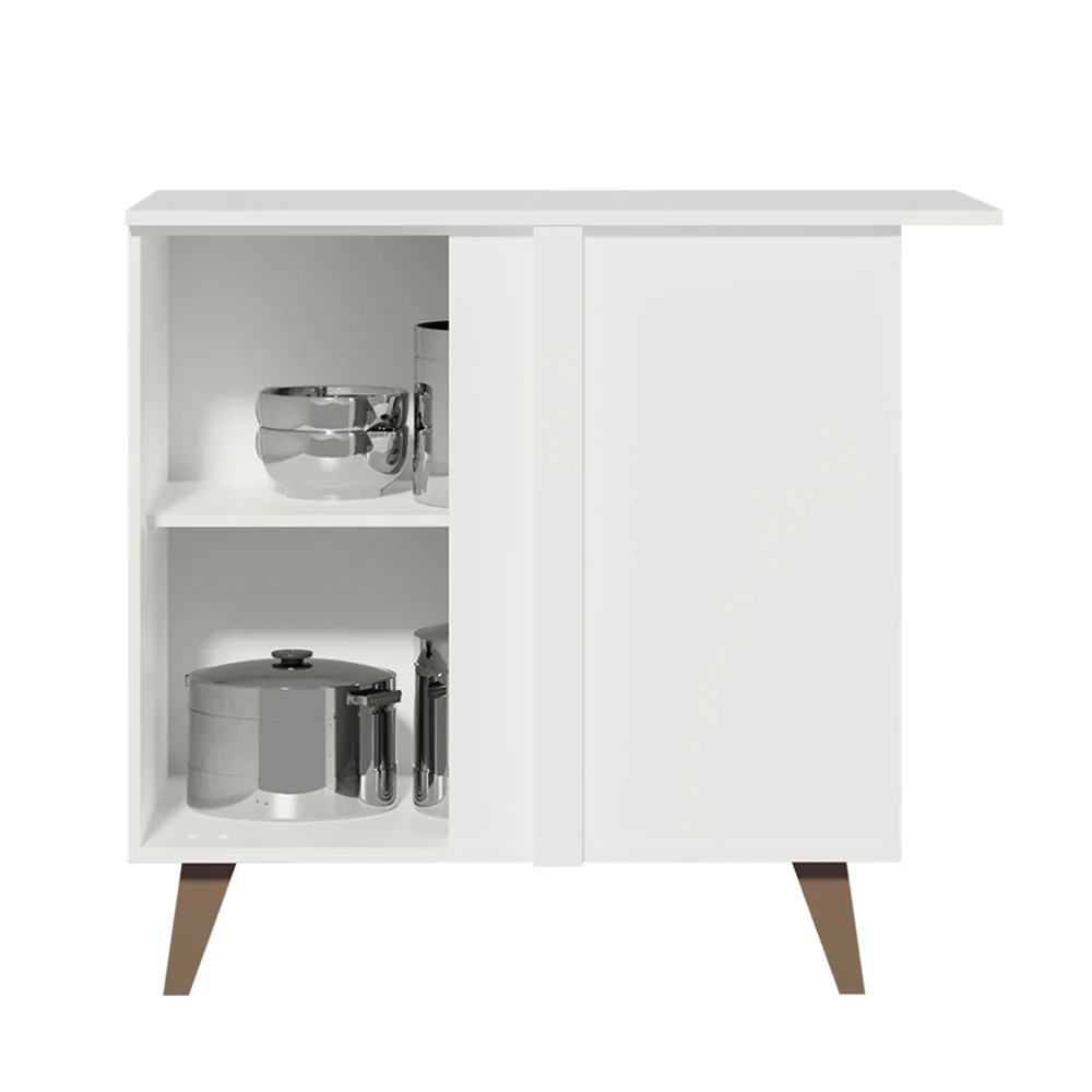 Bajo Mesada de Esquina 1 Puerta Reims Blanco - Image 3