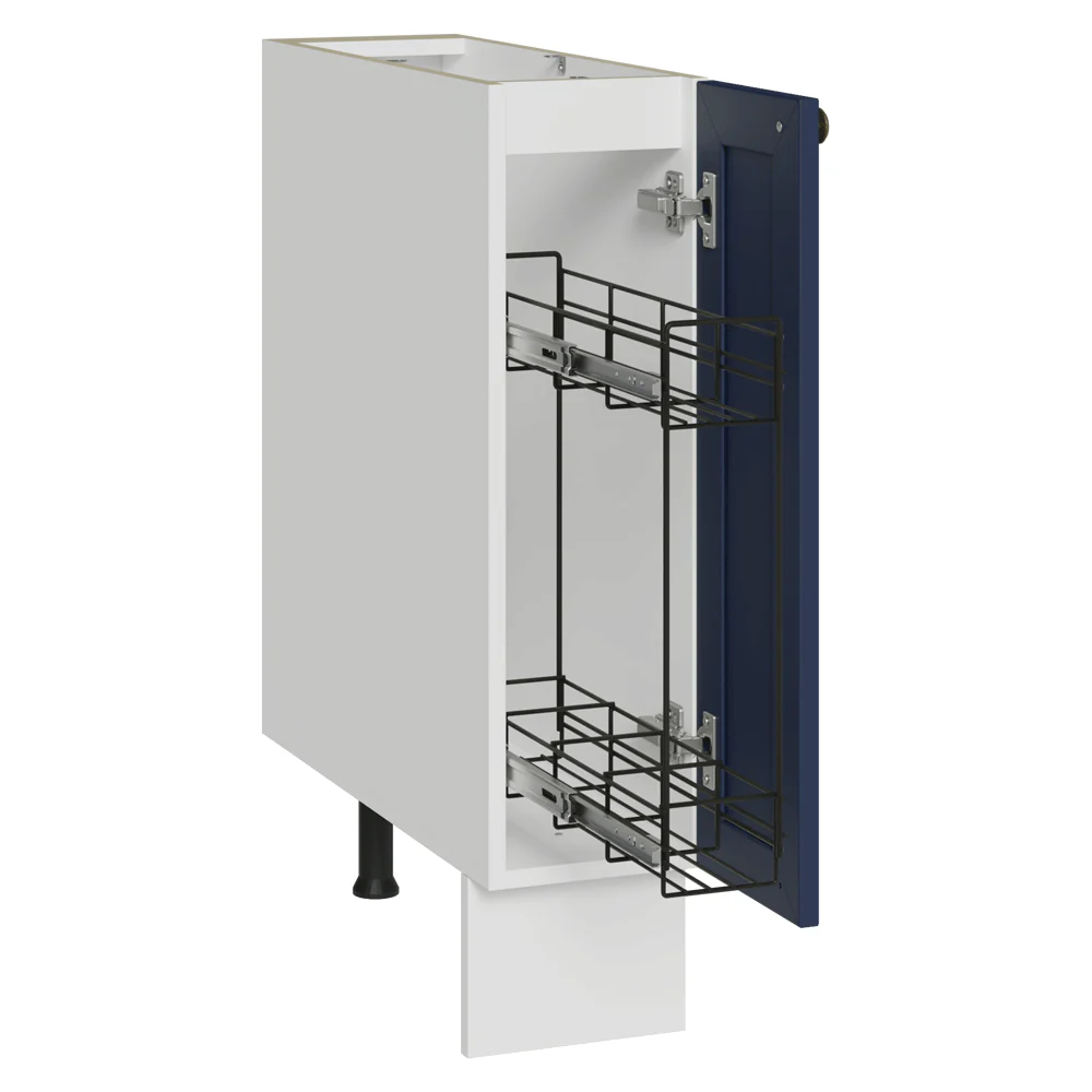 Bajo Mesada Especiero 20 cm 1 Puerta (Sin Mesada) Blanco/Azul Vik - Image 3
