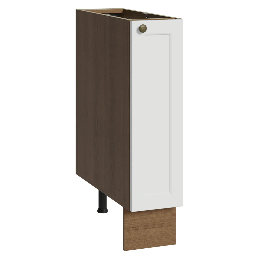 Bajo Mesada Especiero 20x60 cm 1 Puerta (Sin Mesada) Marrón/Blanco Vik