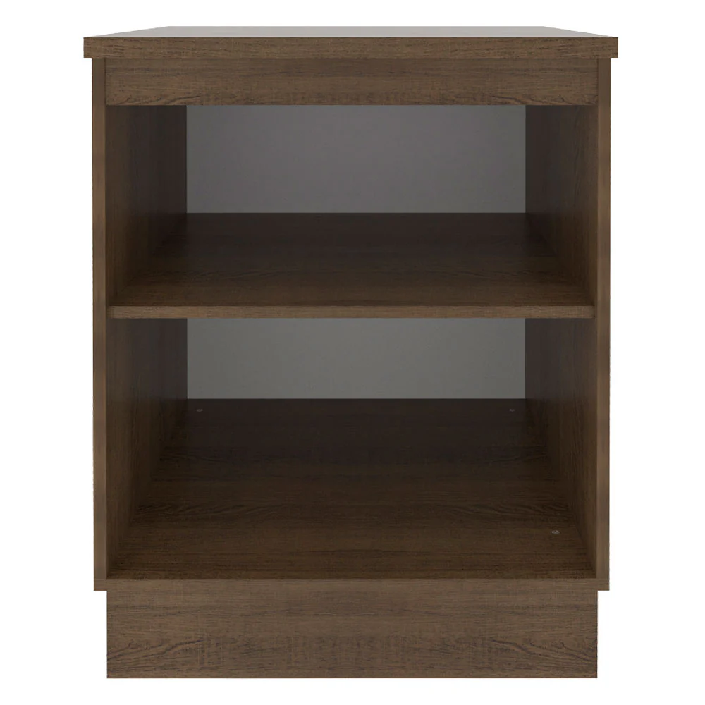 Bajo Mesada Madesa Glamy 60 x 60 cm 1 Puerta (Con Mesada) Marrón/Blanco - Image 7