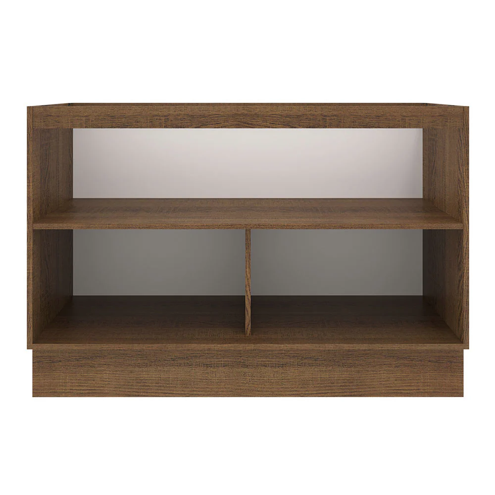 Bajo Mesada para Bacha 120 cm 2 Puertas (Sin Mesada y Bacha) Marrón/Crema Agata Madesa - Image 6