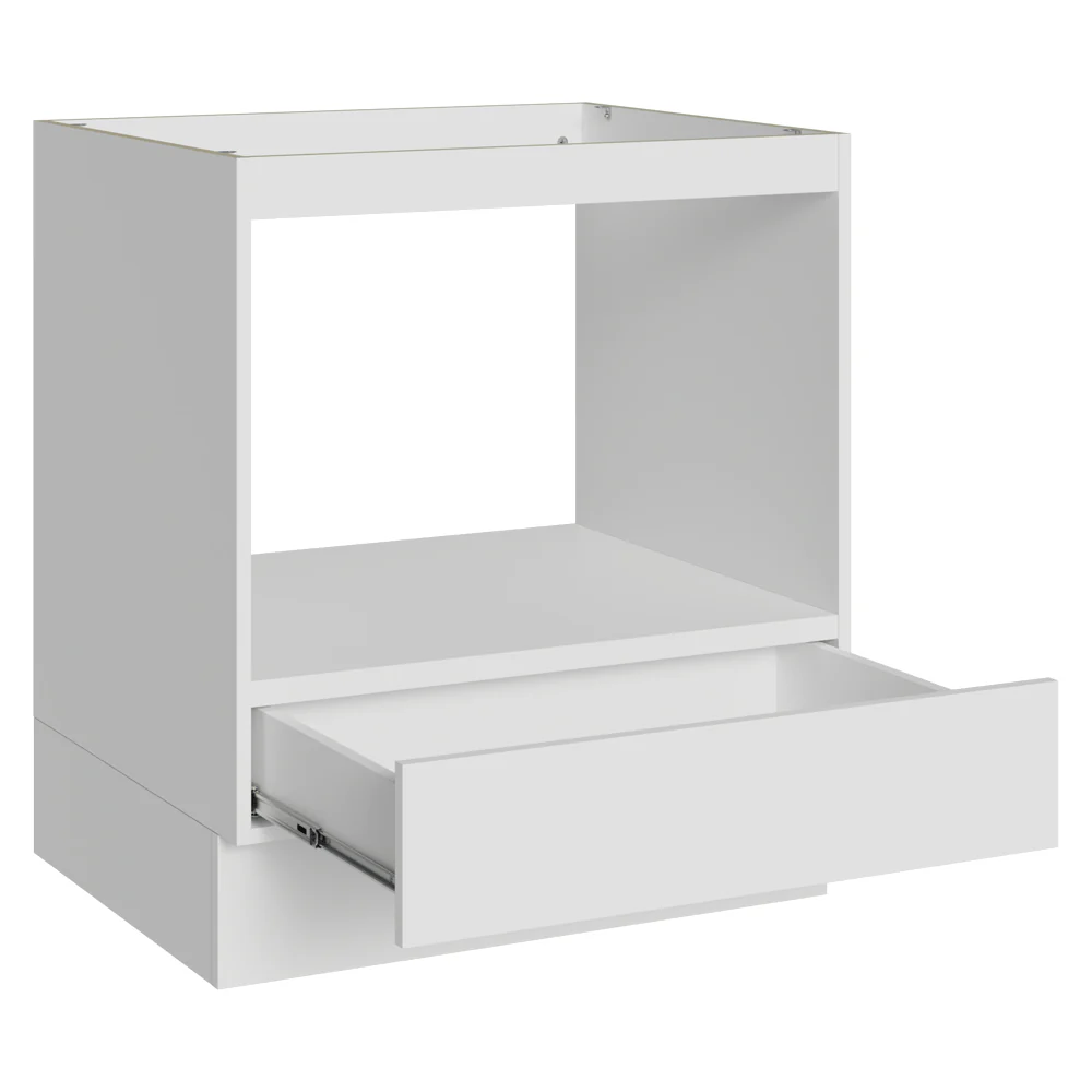 Bajo Mesada para Horno/Microondas 70 cm 1 Gaveta (Sem Mesada) Blanco - Image 5