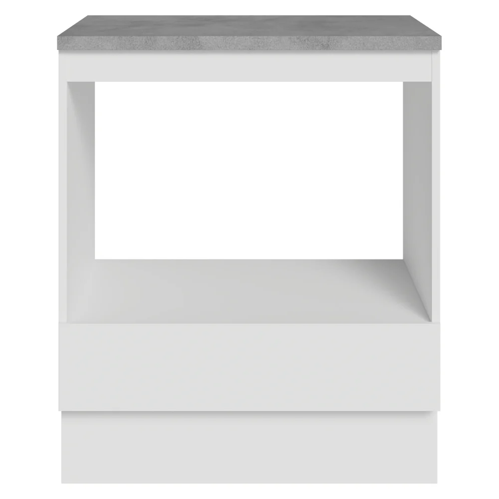Bajo Mesada para Horno/Microondas 70 x 60 cm 1 Cajón (Con Mesada) Blanco Madesa - Image 8