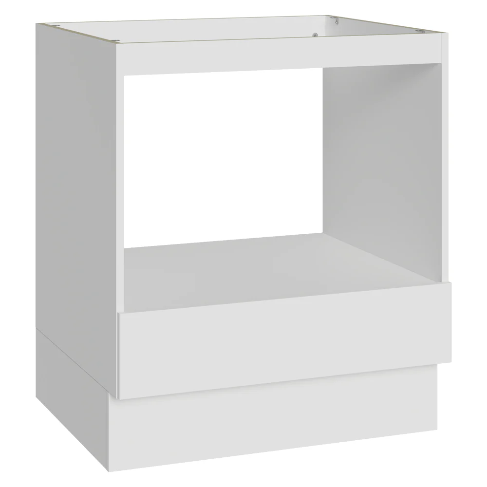 Bajo Mesada para Horno/Microondas 70 x 60 cm 1 Cajón (Sin Mesada) Blanco Madesa - Image 3