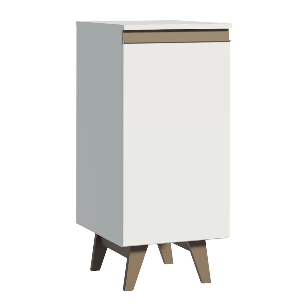 Bajo Mesada Reims 35 cm 1 Puerta Blanco