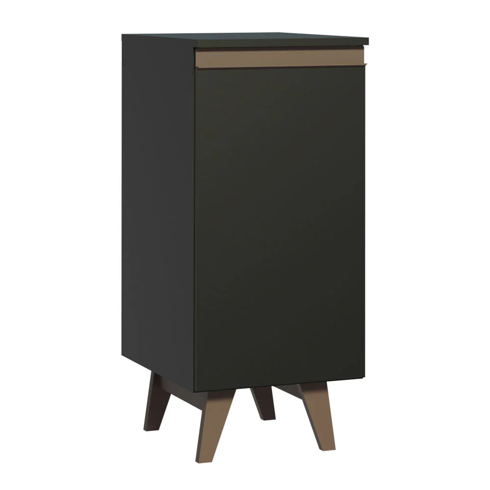 Bajo Mesada Reims 35 cm 1 Puerta Negro