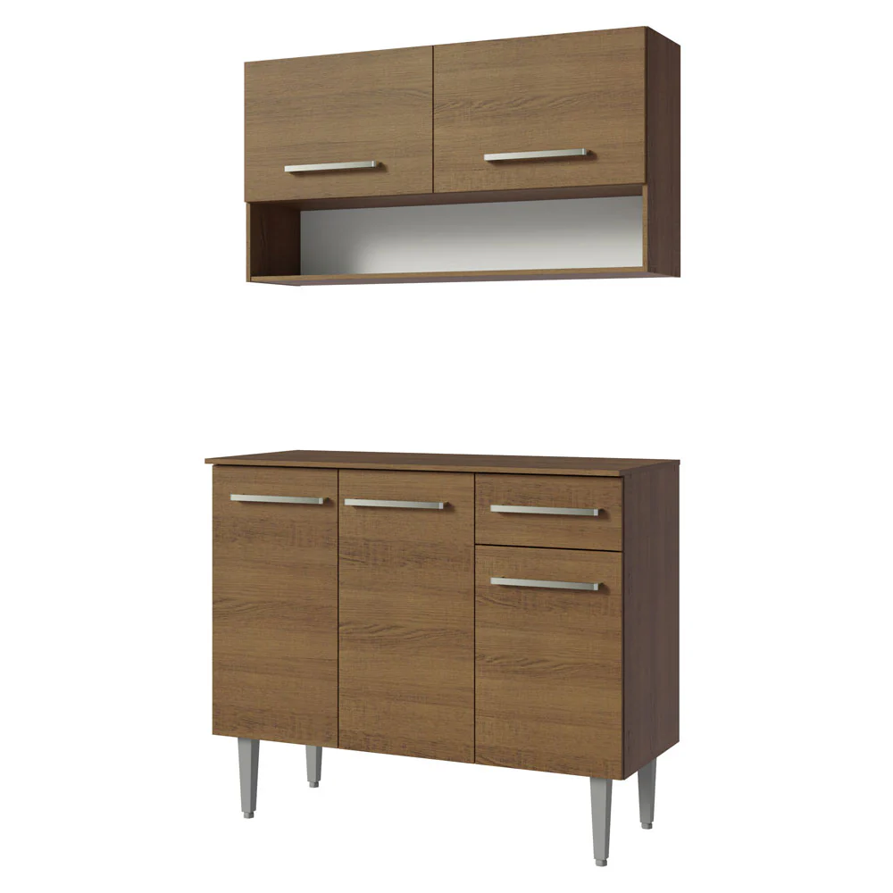 Cocina Compacta 105 cm Emilly Marrón 03 - Image 8