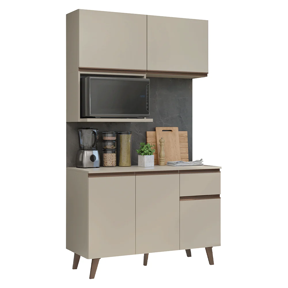 Combo de Cocina 120 cm Crema Nice Madesa 05 - Image 3