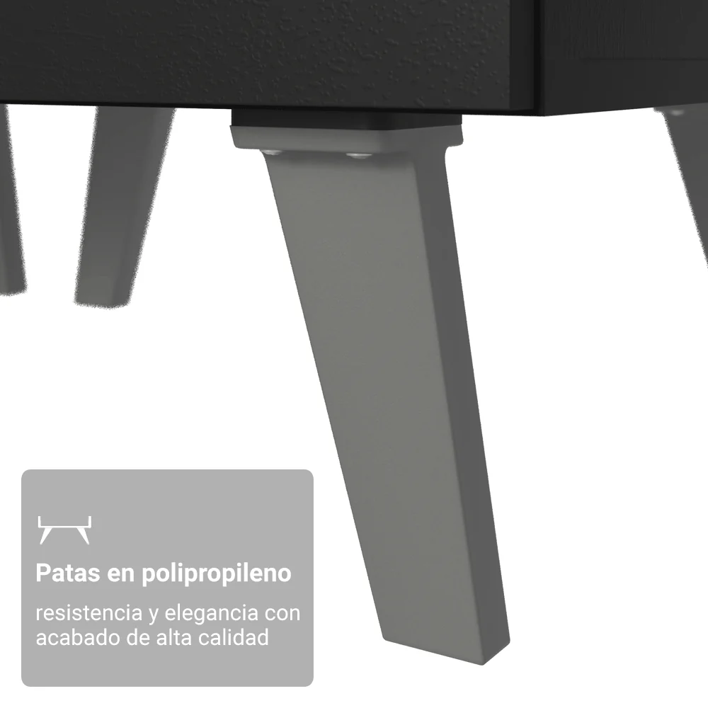 Cocina Compacta 120 cm Negro Nice Madesa 05 - Image 9