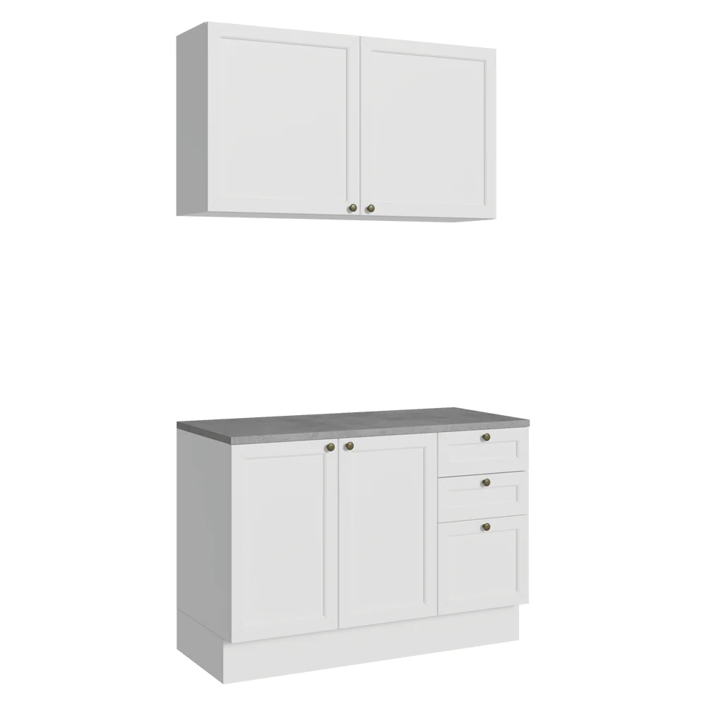 Cocina Compacta 120 cm Vik Blanco 01 - Image 4
