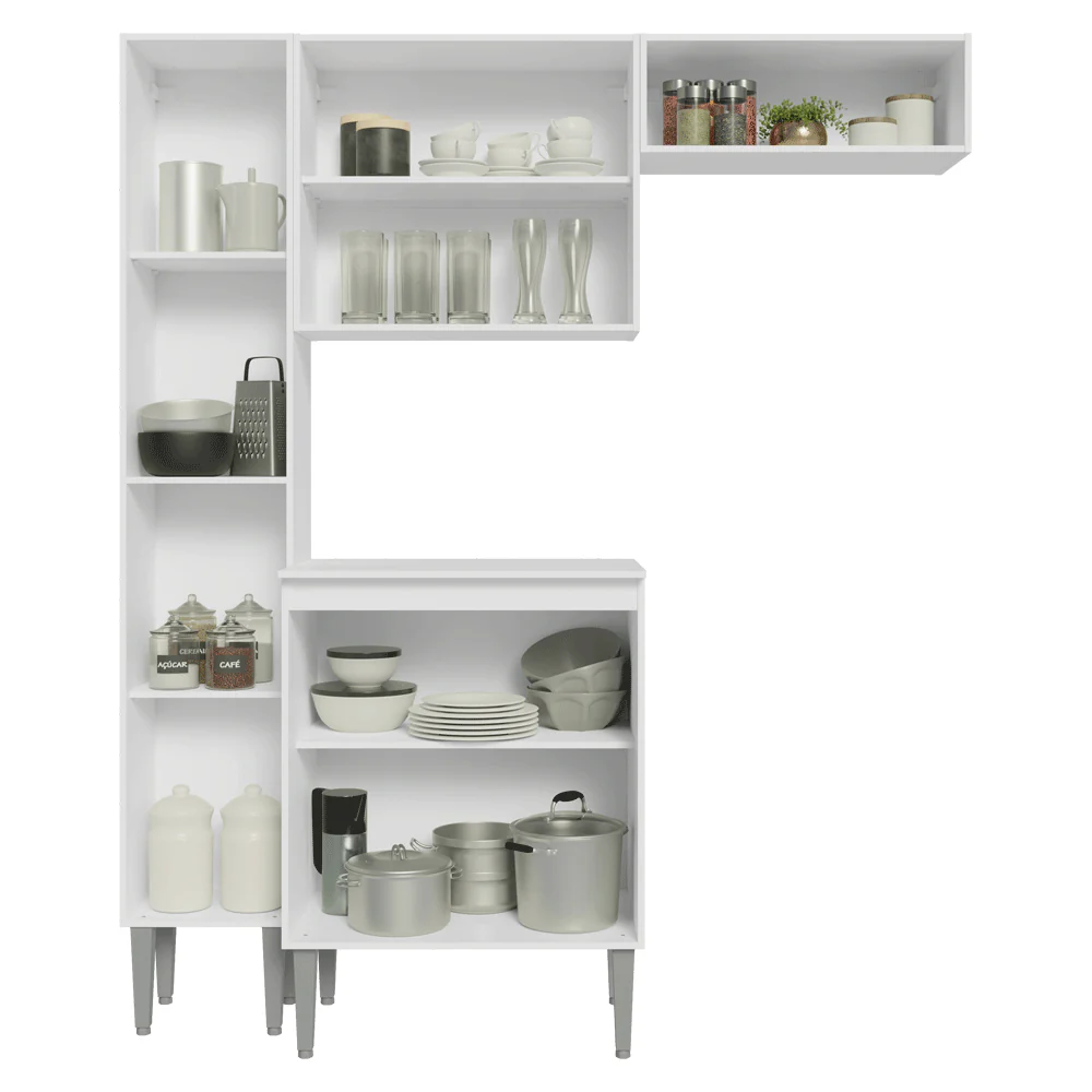 Cocina Compacta 156 cm Emilly Blanco 01 - Image 5