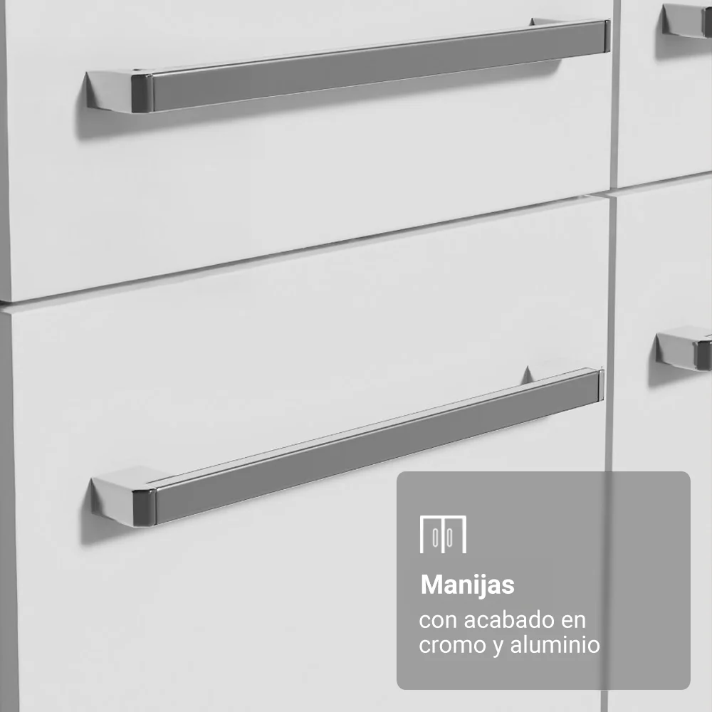 Cocina Compacta 156 cm Emilly Blanco 01 - Image 6