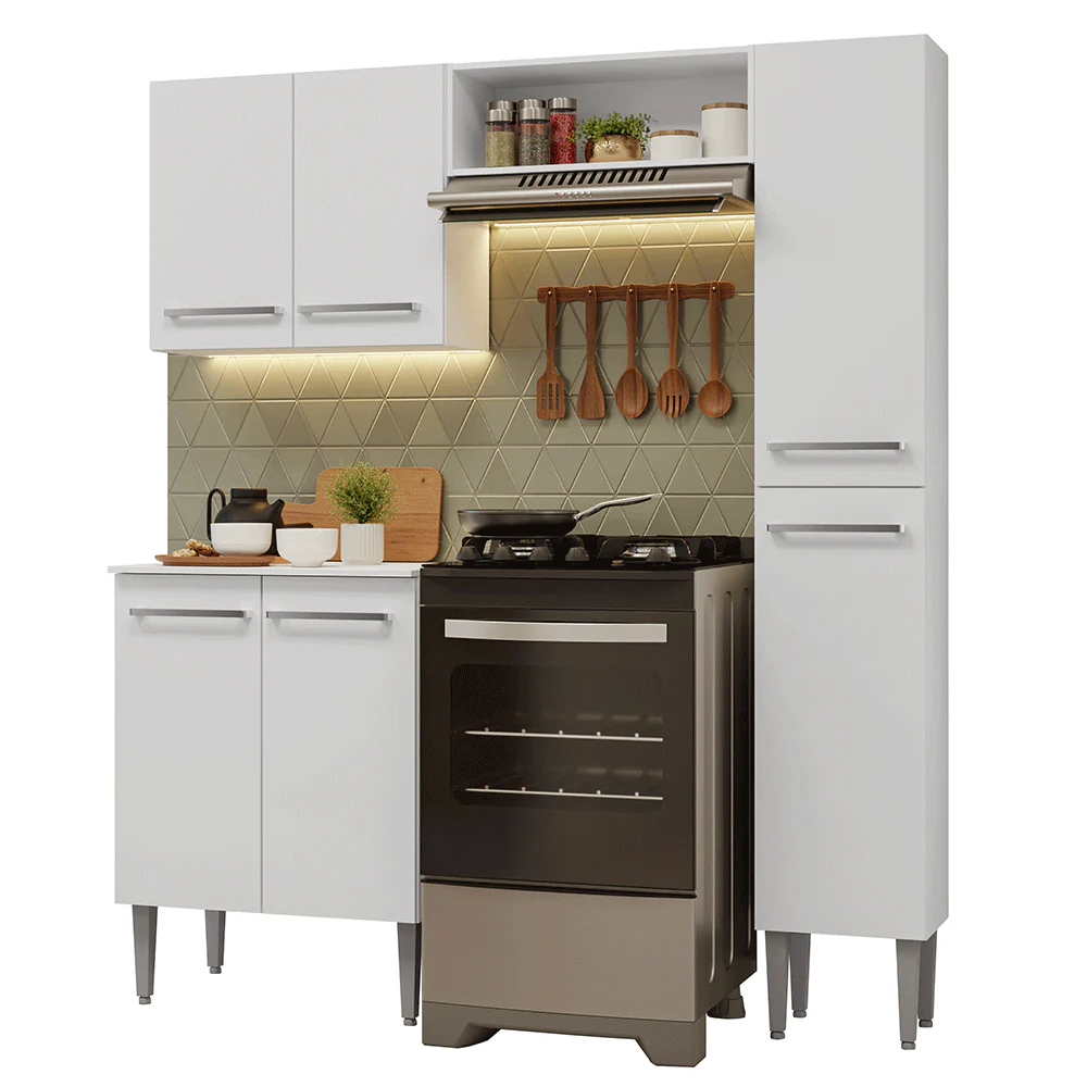 Cocina Compacta 156 cm Emilly Blanco 02 - Image 3