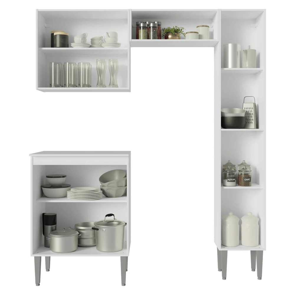 Cocina Compacta 156 cm Emilly Blanco 02 - Image 5
