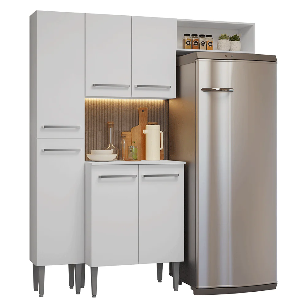 Cocina Compacta 156 cm Emilly Blanco 03 - Image 3