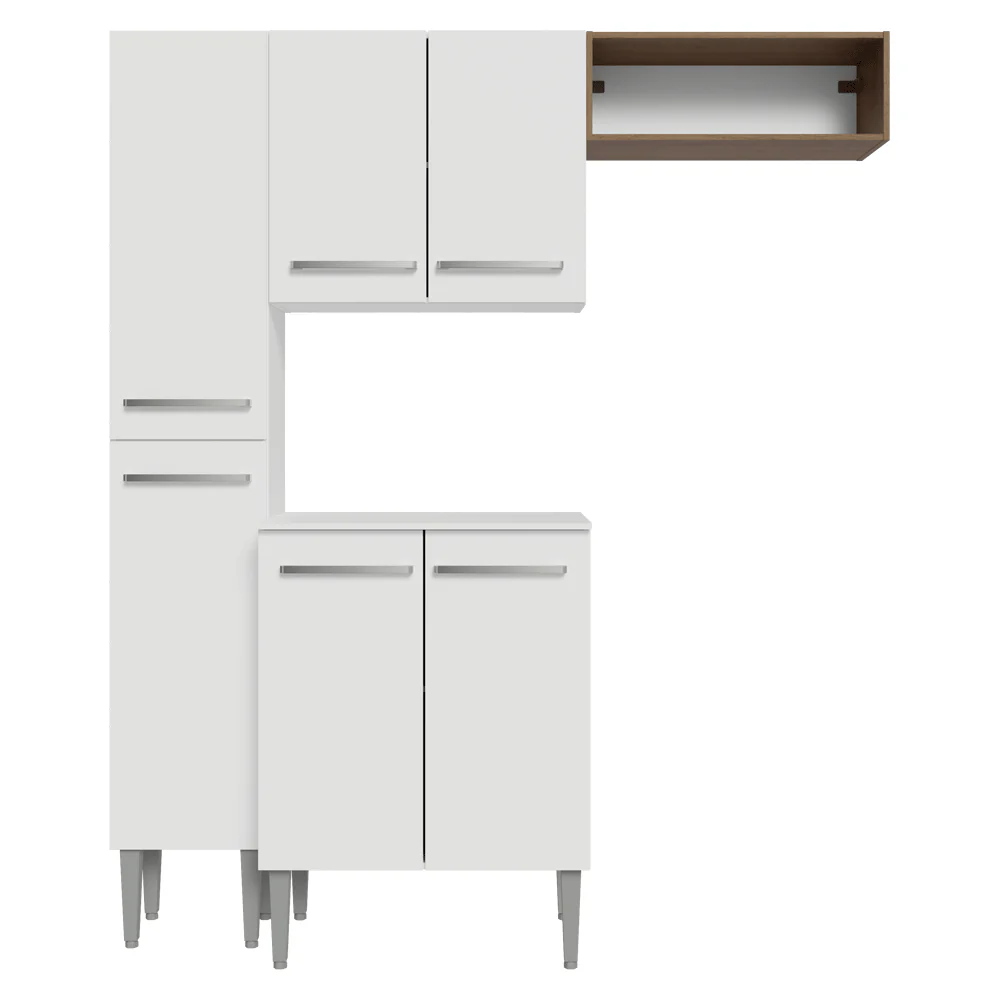 Cocina Compacta 156 cm Emilly Blanco/Marrón 01 - Image 10