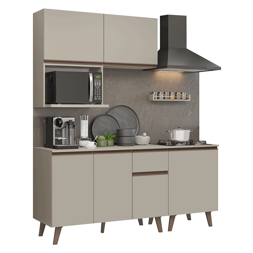 Combo de Cocina 180 cm Crema Nice Madesa 02 - Image 3