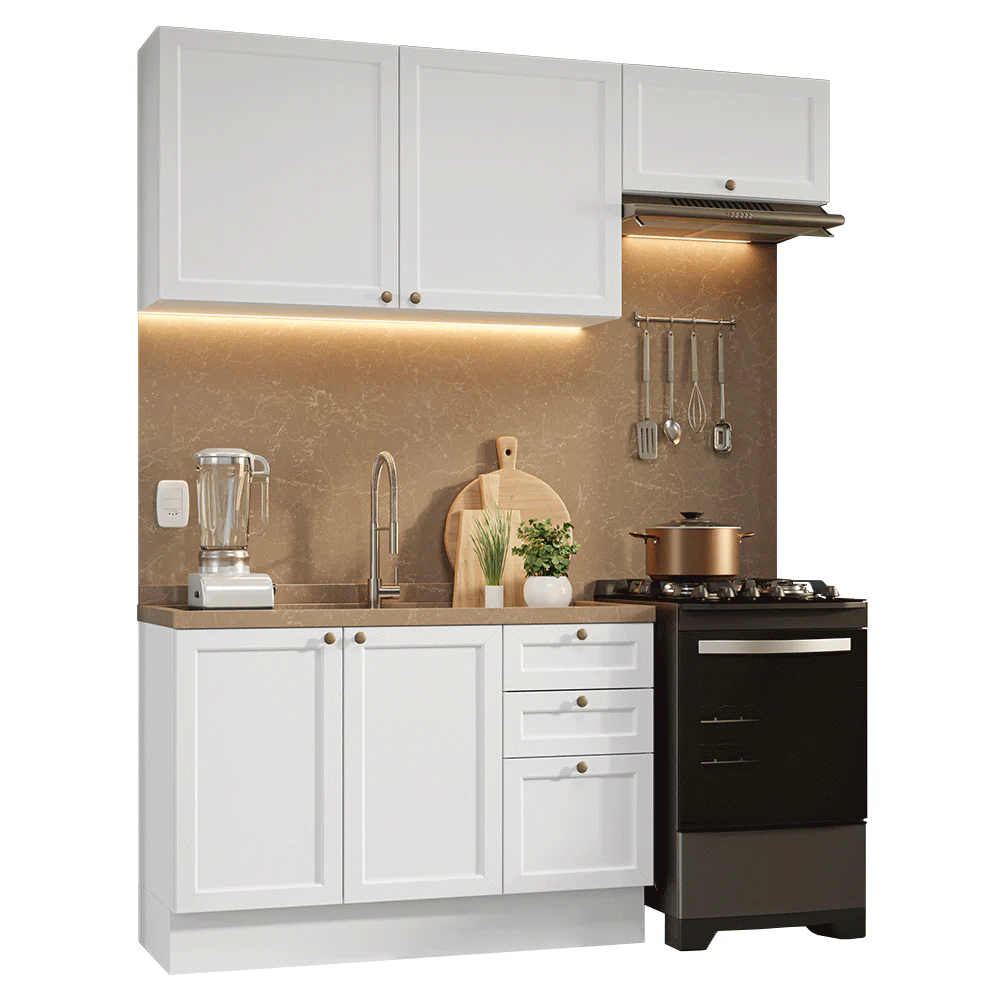 Cocina Compacta 180 cm Vik Blanco 02 - Image 3