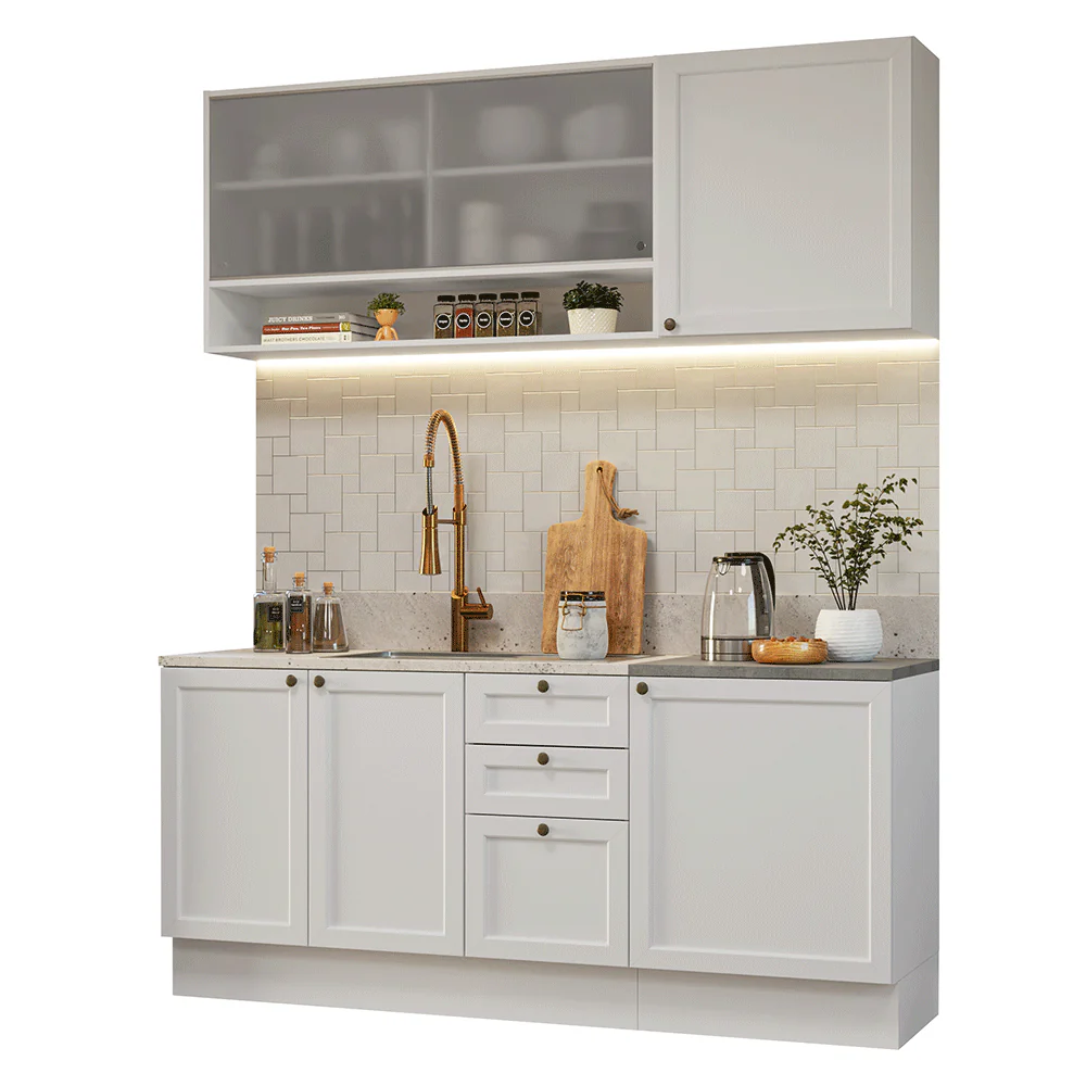 Cocina Compacta 180 cm Vik Blanco 03 - Image 3