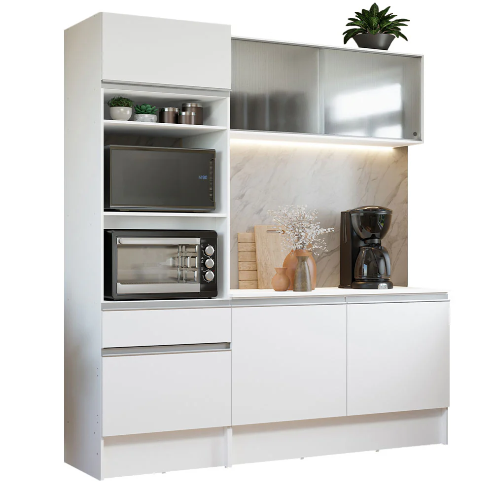 Cocina Compacta 180cm Blanco Topazio 86 - Image 3
