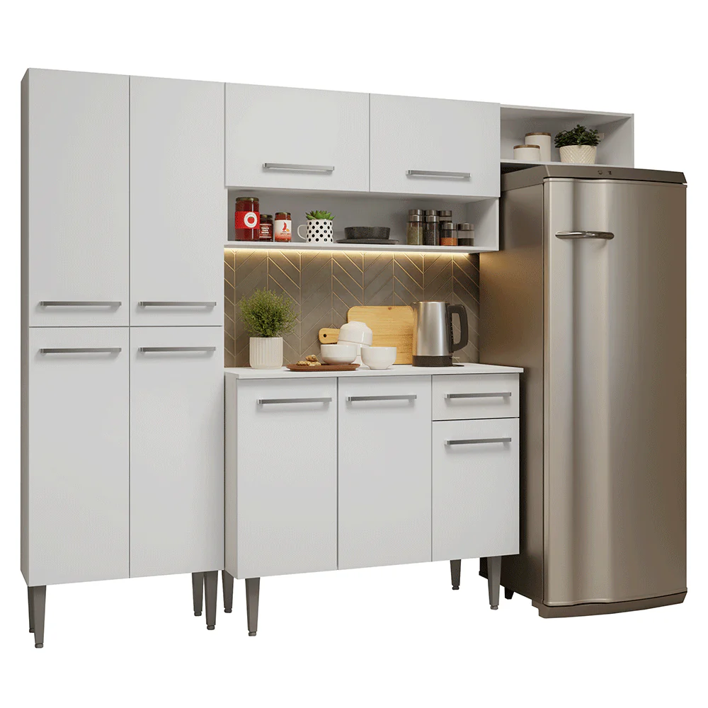 Cocina Compacta 229 cm Emilly Blanco 016 - Image 3
