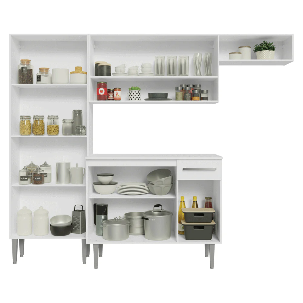 Cocina Compacta 229 cm Emilly Blanco 016 - Image 5