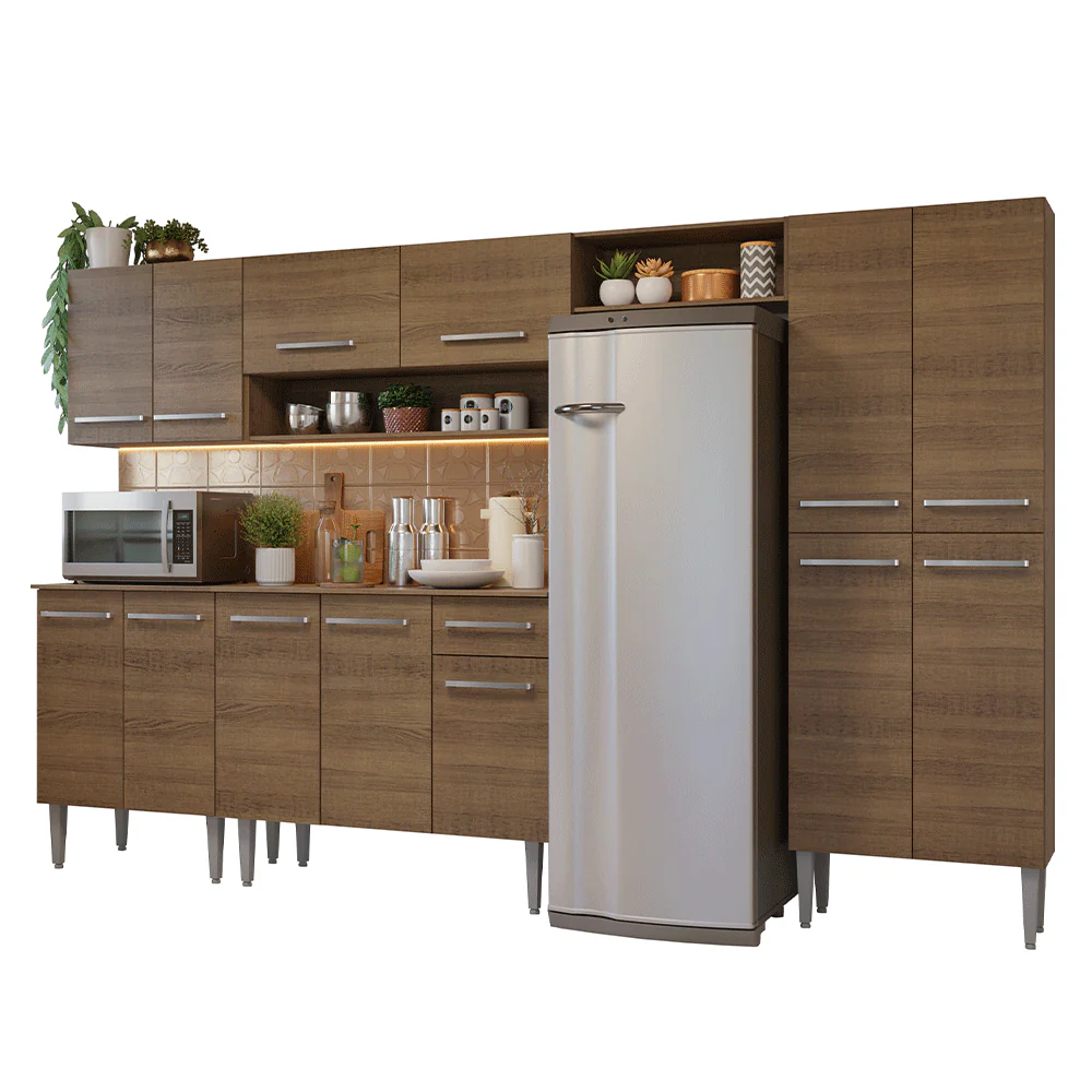 Cocina Compacta 293 cm Emilly Marrón 011 - Image 3