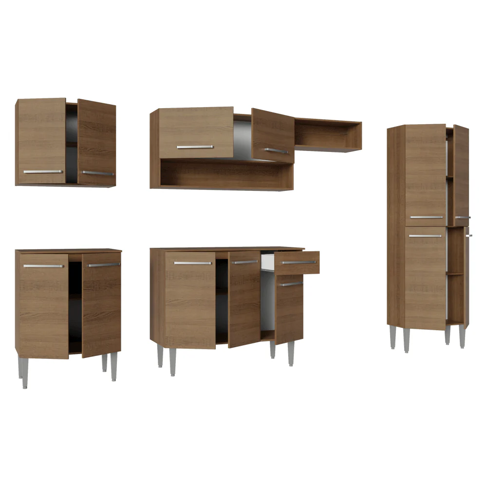 Cocina Compacta 293 cm Emilly Marrón 011 - Image 8