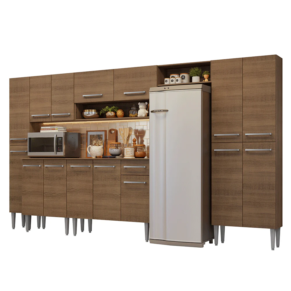 Cocina Compacta 325 cm Emilly Marrón 07 - Image 3