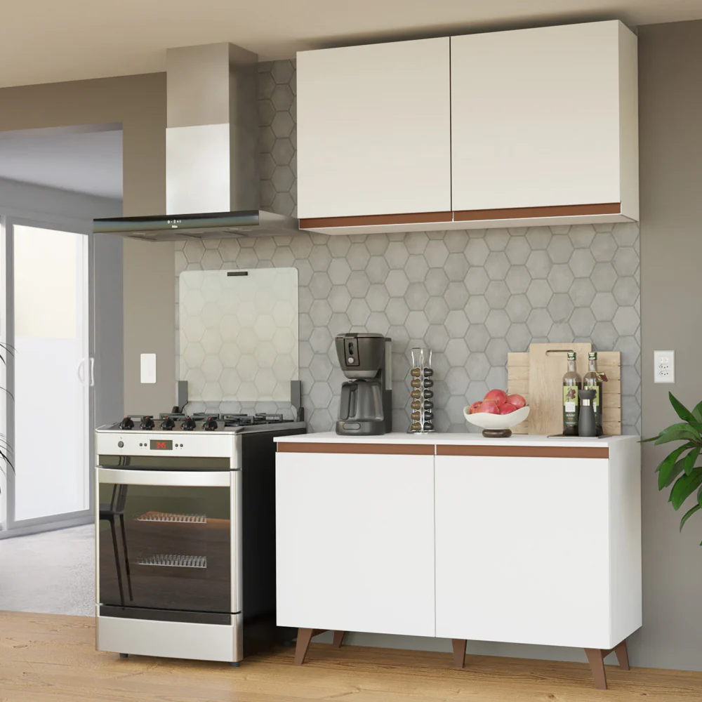Combo completo de Cocina 120cm Blanco Reims